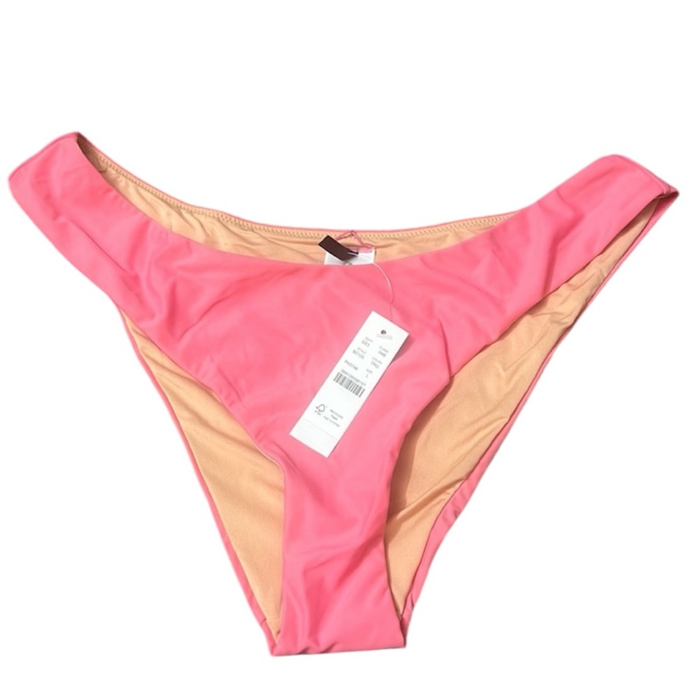 NWT J. Crew Light Pink Swim Bottoms Only L